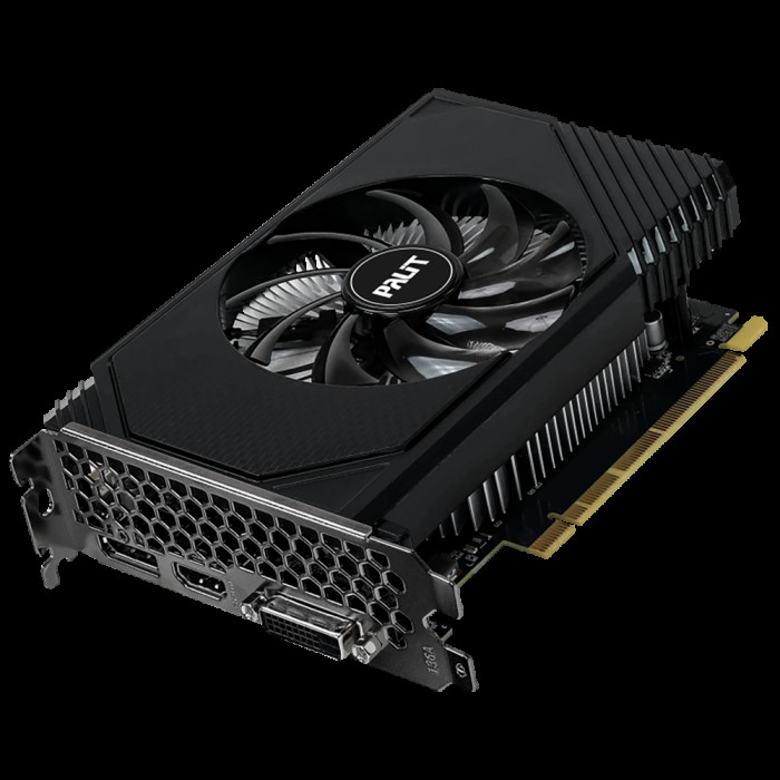Видеокарта Palit RTX3050 STORMX OC 6GB GDDR6 96bit DVI DP HDMI 1FAN ITX RTL