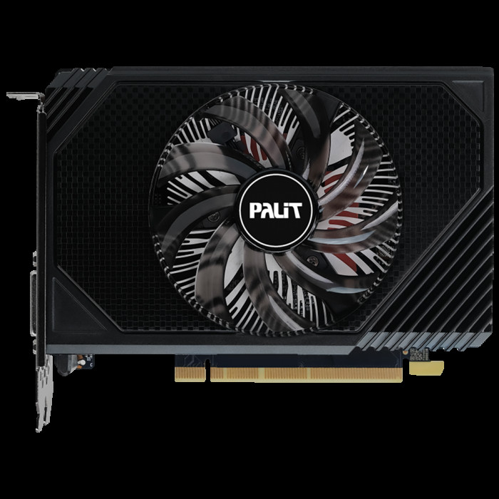 Видеокарта Palit RTX3050 STORMX OC 6GB GDDR6 96bit DVI DP HDMI 1FAN ITX RTL