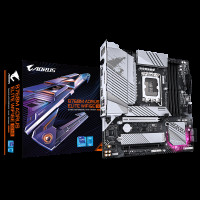 Материнская плата Gigabyte B760M AORUS ELITE WIFI6E GEN5, Socket 1700, Intel®B760, 4xDDR5-4800, HDMI+DP, 2xPCI-Ex16, 4xSATA3(RAID 0/1/5/10), 2xM.2, 8Ch Audio, 1x2.5GLan, WiFi, (4+4)xUSB2.0, (4+2)xUSB3.2, (1+1)xUSB3.2 Type-C™, mATX, RTL