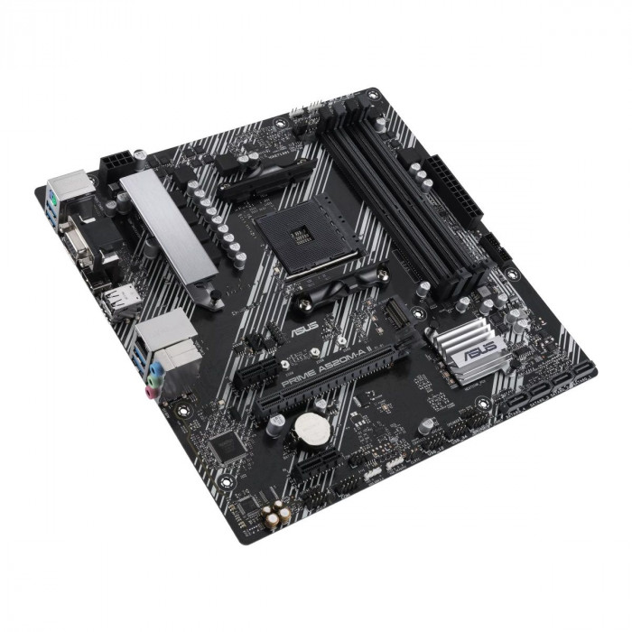 Материнская плата ASUS PRIME A520M-A II/CSM AM4 mATX 4xDDR4 PCIEx16 2xPCIEx1 M.2 DP HDMI VGA GLAN
