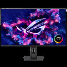 Монитор 31.5' ASUS XG32UCDS  QD-OLED, 3840x2160, 165Hz, 0,03ms, 1000сd/m, 1500000:1, HDR10 | 2xHDMI(2.1), DP(1.4), Type-C(PD-15W) | HAS, Swivel, ExPSU, Vesa 100, Black