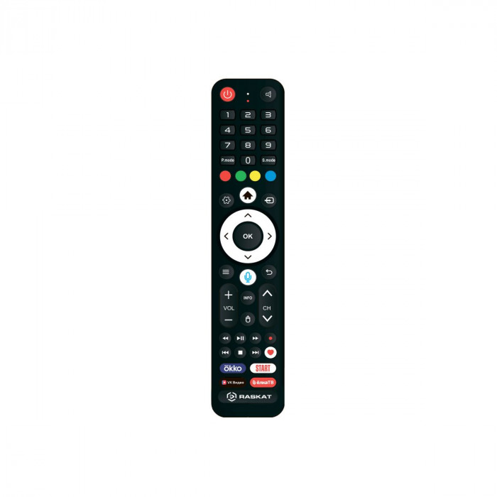 50' Телевизор Q-LED RASKAT 50U5200B /UHD/WildRed/1,5+8 Гб/Bluetooth/