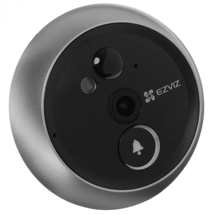 Сенсорный дверной глазок Ezviz DP2C Silver с поддержкой Wi-Fi