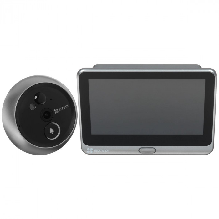 Сенсорный дверной глазок Ezviz DP2C Silver с поддержкой Wi-Fi