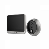 Сенсорный дверной глазок Ezviz DP2C Silver с поддержкой Wi-Fi