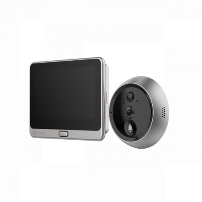 Сенсорный дверной глазок Ezviz DP2C Silver с поддержкой Wi-Fi