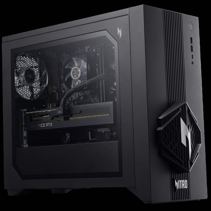 Настольный ПК Acer Nitro 30 N30-100 Intel Core Ultra 5 225F/32Gb/SSD1Tb/RTX5070 12Gb/PSU 850W/NoOS/Black (DG.E5GCD.00K)