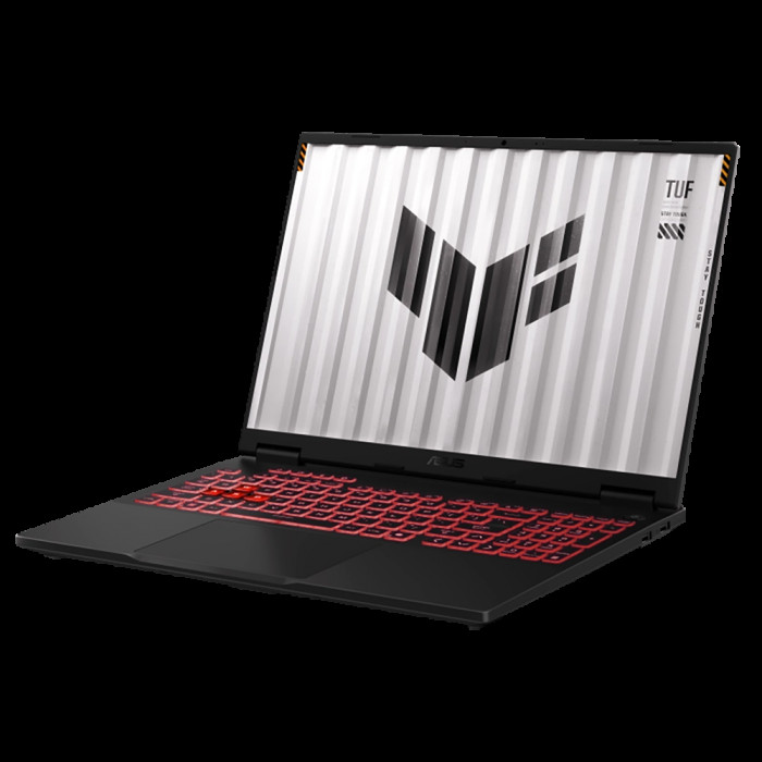 Ноутбук ASUS TUF Gaming A16 FA608PM-RV041 AMD Ryzen 9 8940HX/16Gb (D5)/SSD1Tb/RTX5060 8Gb (115W)/16'/IPS/WUXGA/1920x1200/165Hz/NoOS/RJ-45/Gray/2.2kg