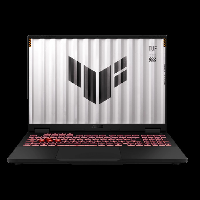 Ноутбук ASUS TUF Gaming A16 FA608PM-RV041 AMD Ryzen 9 8940HX/16Gb (D5)/SSD1Tb/RTX5060 8Gb (115W)/16'/IPS/WUXGA/1920x1200/165Hz/NoOS/RJ-45/Gray/2.2kg