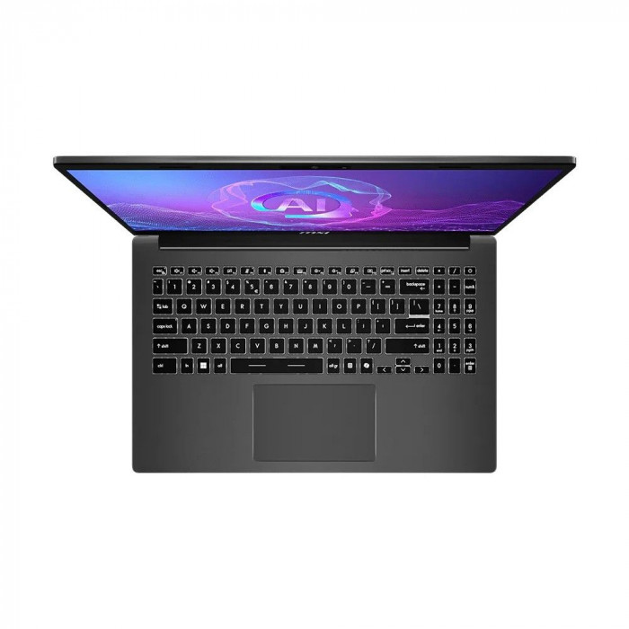 Ноутбук MSI Modern A15 AI+ F3HMG-040XRU AMD Ryzen AI 5 330/16Gb (2*8 D5)/SSD512Gb/UMA/15.6'/IPS/FHD/1920x1080/60Hz/NoOS/RJ-45/Grey/1.7kg