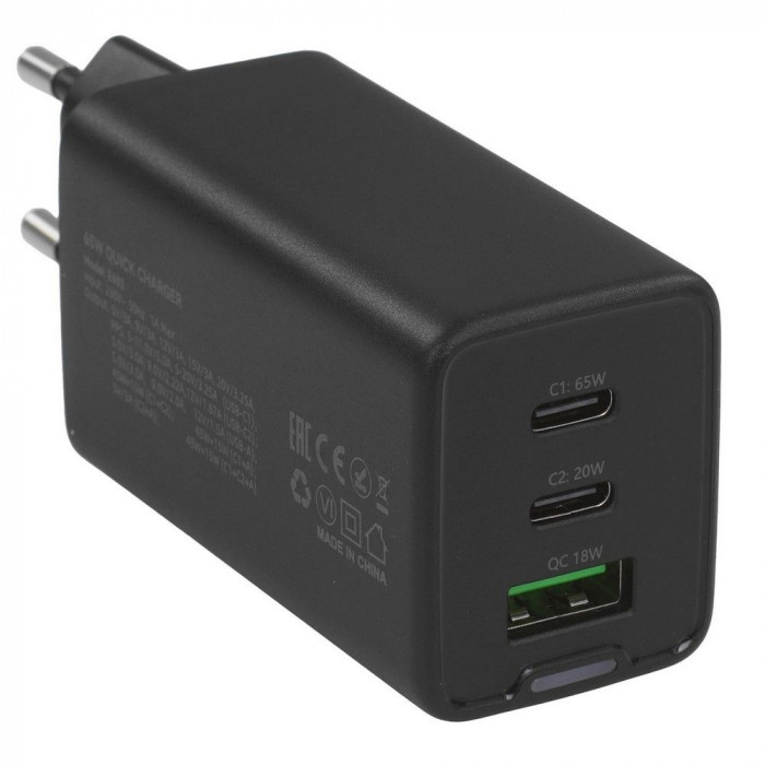 Сетевое зарядное устройство EOFE E603(B) 65W