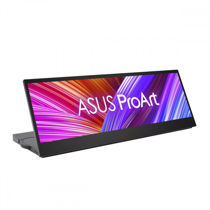 Монитор 14' ASUS PA147CDV Touch IPS, 1920x550, 60Hz, 5ms, 400сd/m, 1200:1,  | HDMI(1.4), 2xType-C | , ExPSU, Speakers, Dark Gray