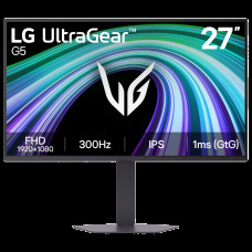 Монитор 27' LG 27G550B-B   IPS, 1920x1080, 300Hz, 1ms, 300сd/m, 1000:1, HDR10 | 2xHDMI(2.0), DP(1.4) | HAS, Pivot, Swivel, ExPSU, Vesa 100, Black