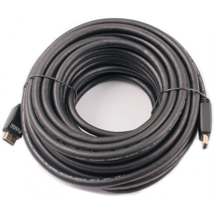 Кабель аудио-видео WH-111 HDMI (m)/HDMI (m) 15м. позолоч.конт. черный (9785)