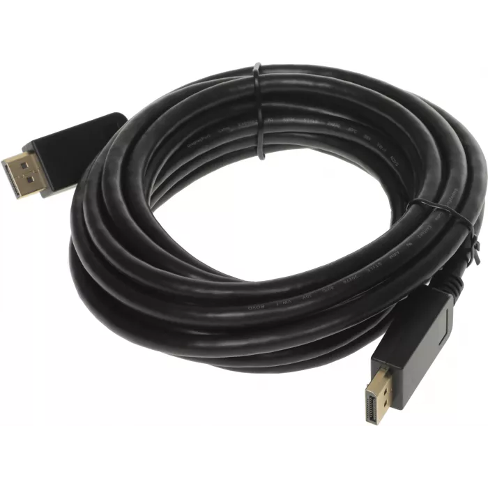Кабель аудио-видео 1.2v DisplayPort (m)/DisplayPort (m) 5м. черный