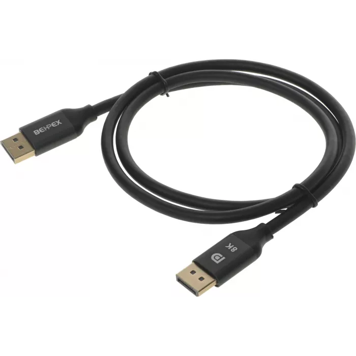 Кабель аудио-видео Ultra HD v1.4 DisplayPort (m)/DisplayPort (m) 1м. черный