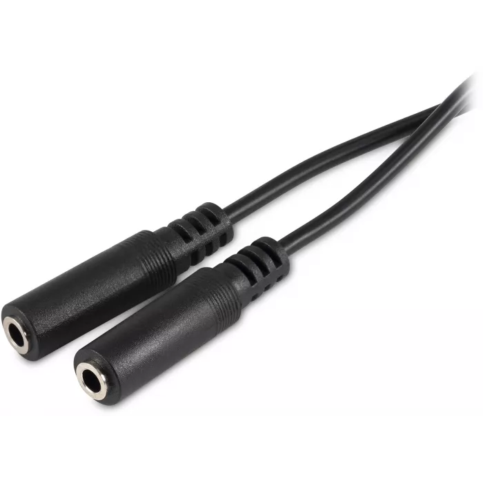 Адаптер аудио Buro BU-2XJACK-JACK 2xJack 3.5 (f)/Jack 3.5 (m) 0.2м. черный