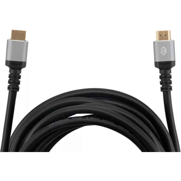 Кабель аудио-видео Digma D-HDMI-V2.0-3M HDMI (m)/HDMI (m) 3м. позолоч.конт. черный