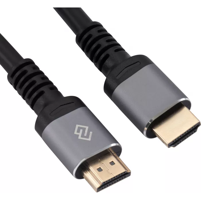 Кабель аудио-видео Digma D-HDMI-V2.0-3M HDMI (m)/HDMI (m) 3м. позолоч.конт. черный