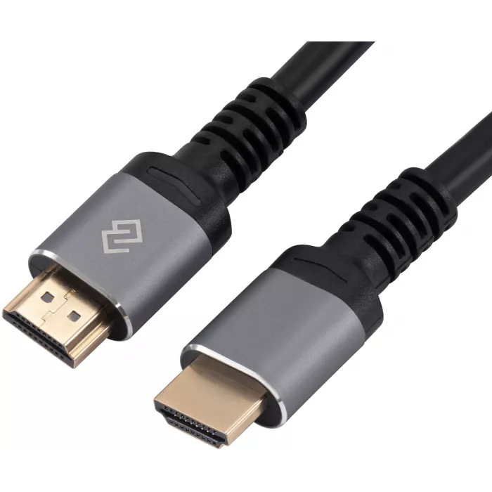 Кабель аудио-видео Digma D-HDMI-V2.0-3M HDMI (m)/HDMI (m) 3м. позолоч.конт. черный