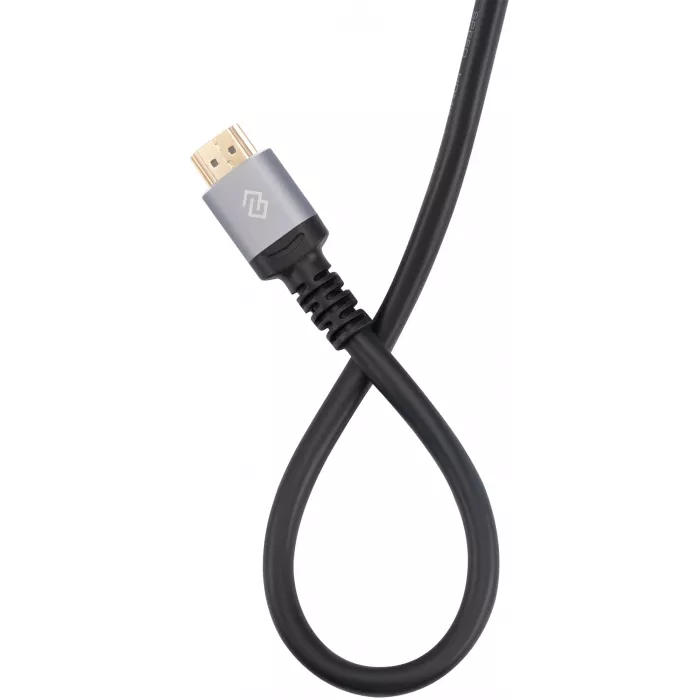 Кабель аудио-видео Digma D-HDMI-V2.0-3M HDMI (m)/HDMI (m) 3м. позолоч.конт. черный