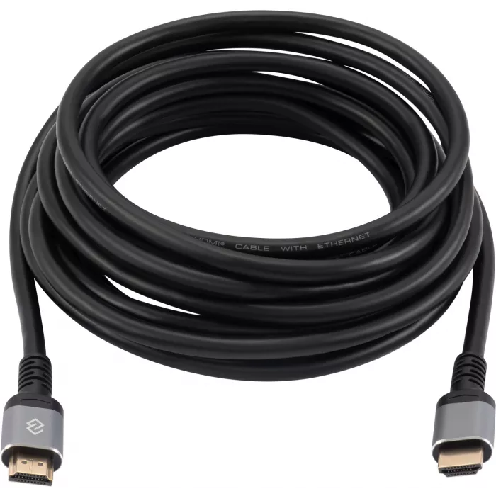Кабель аудио-видео Digma D-HDMI-V2.0-3M HDMI (m)/HDMI (m) 3м. позолоч.конт. черный