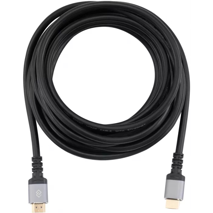 Кабель аудио-видео Digma D-HDMI-V2.0-3M HDMI (m)/HDMI (m) 3м. позолоч.конт. черный