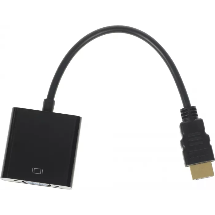 Переходник KingPrice KP-HDMI(m)-VGA(f) HDMI (m)/VGA (f) 0.1м. черный