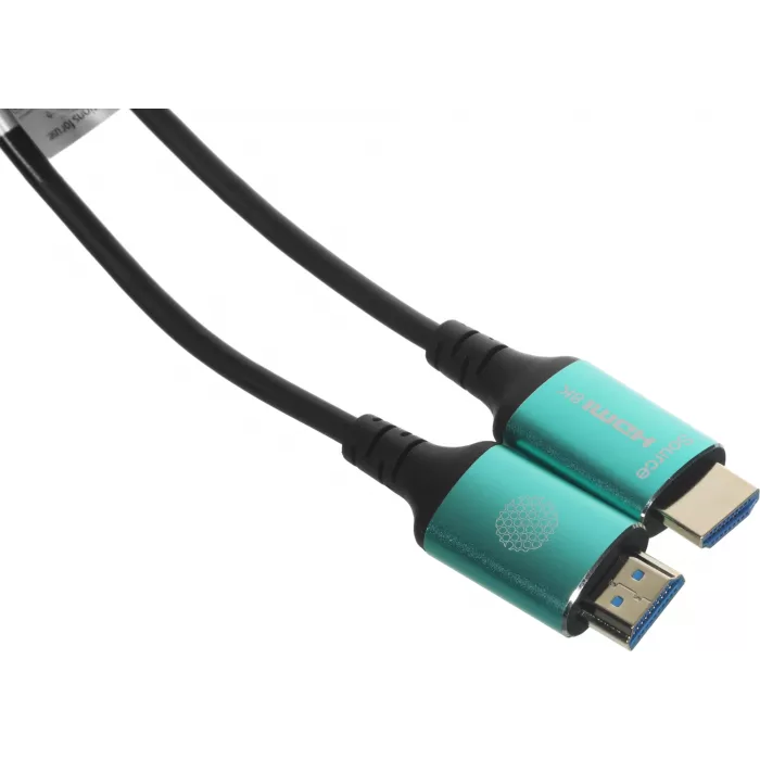 Кабель аудио-видео Cactus CS-HDMI-AOC-2.1-20 HDMI (m)/HDMI (m) 20м. позолоч.конт. черный