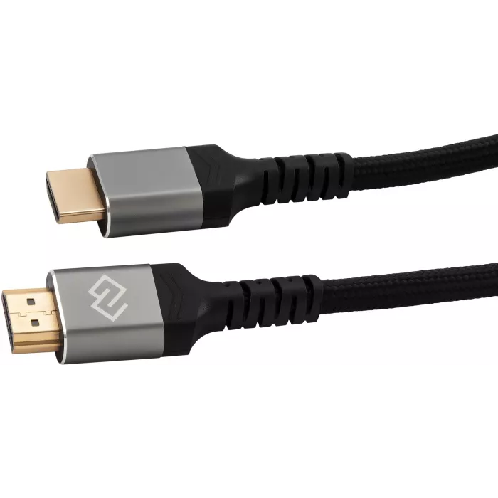 Кабель аудио-видео Digma HDMI (m)/HDMI (m) 5м. феррит.кольца позолоч.конт. черный (D-HDMI-2FF-V2.1-5M)