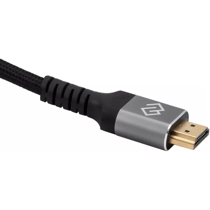 Кабель аудио-видео Digma HDMI (m)/HDMI (m) 5м. феррит.кольца позолоч.конт. черный (D-HDMI-2FF-V2.1-5M)