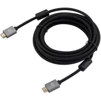 Кабель аудио-видео Digma HDMI (m)/HDMI (m) 5м. феррит.кольца позолоч.конт. черный (D-HDMI-2FF-V2.0-5M)