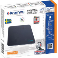 Кронштейн-подставка для DVD и AV систем Kromax MICRO-MONO черный макс.5кг настенный