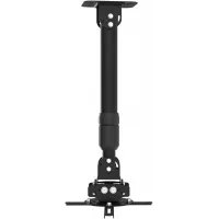 Кронштейн для проектора Cactus CS-VM-PR16L-BK черный макс.13.6кг потолочный поворот и наклон