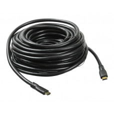 Кабель аудио-видео Buro HDMI 2.0 HDMI (m)/HDMI (m) 20м. позолоч.конт. черный (BHP HDMI 2.0-20)