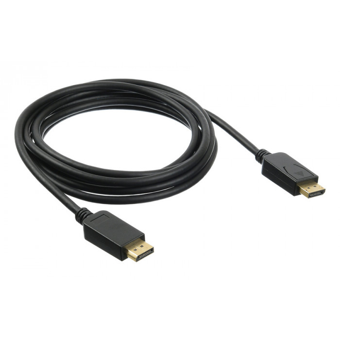 Кабель аудио-видео Buro V.1.2 DisplayPort (m)/DisplayPort (m) 2м. позолоч.конт. черный (BHP DPP_1.2-2)