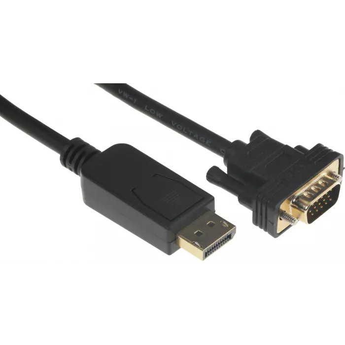 Кабель-переходник видео Buro 1.1v DisplayPort (m)/VGA (m) 2м. (BHP DPP_VGA-1)