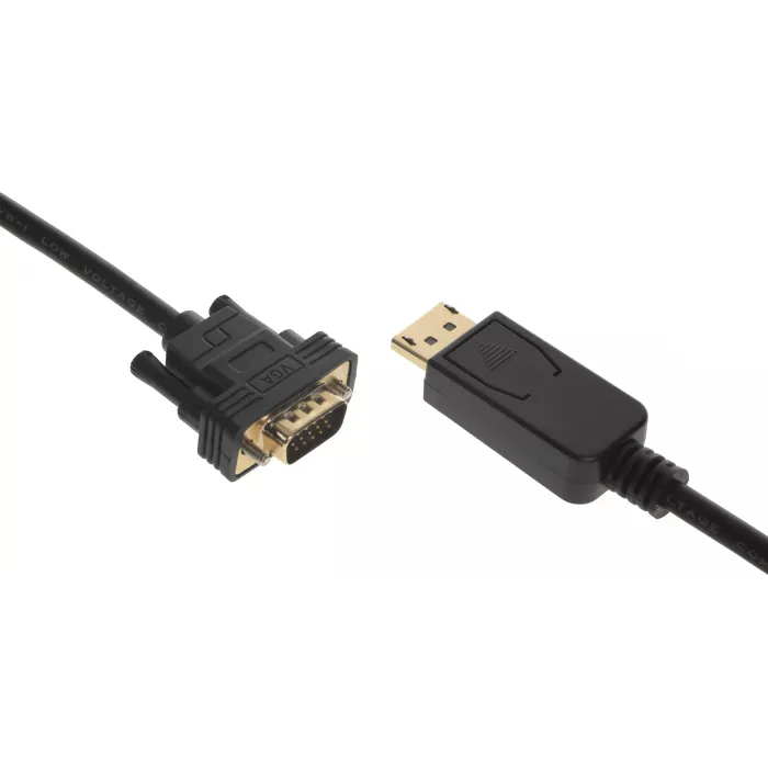 Кабель-переходник видео Buro 1.1v DisplayPort (m)/VGA (m) 2м. (BHP DPP_VGA-1)