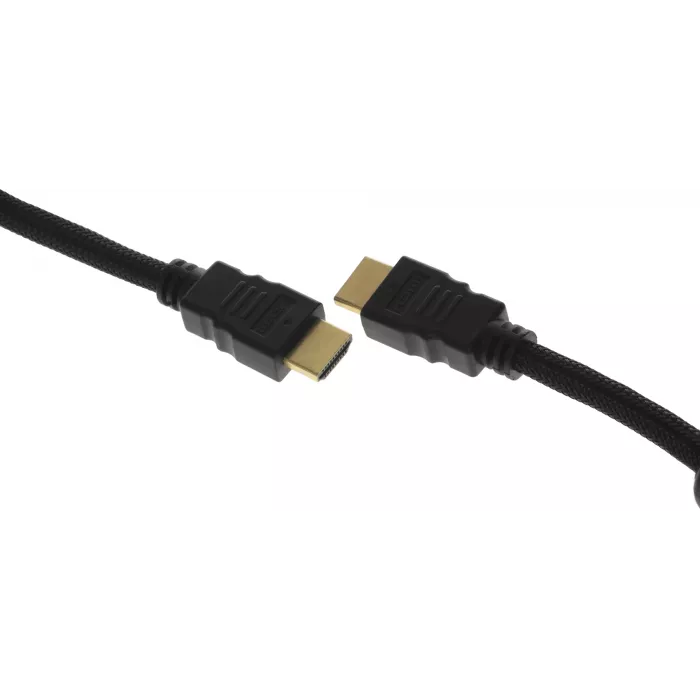 Кабель аудио-видео Buro HDMI (m)/HDMI (m) 2м. феррит.кольца позолоч.конт. черный (HDMI-V1.4-2MC)