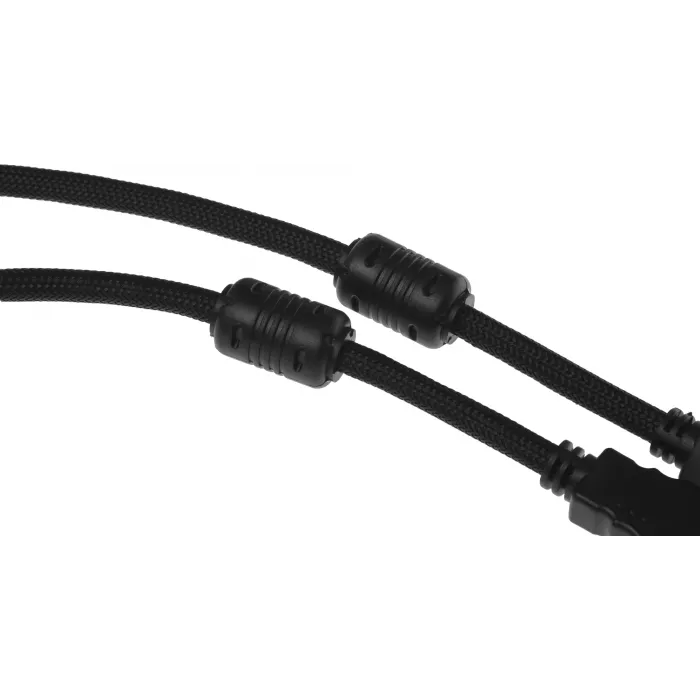 Кабель аудио-видео Buro HDMI (m)/HDMI (m) 2м. феррит.кольца позолоч.конт. черный (HDMI-V1.4-2MC)