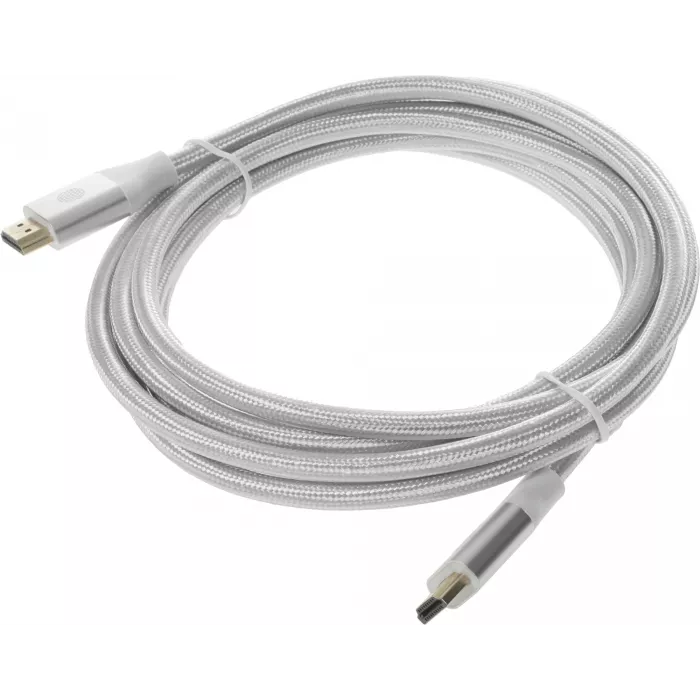 Кабель аудио-видео Cactus CS-HDMI.2.1-3 HDMI (m)/HDMI (m) 3м. позолоч.конт. серебристый