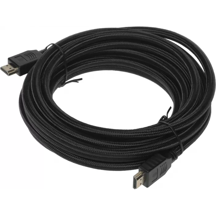 Кабель аудио-видео Cactus CS-HDMI.2-5 HDMI (m)/HDMI (m) 5м. позолоч.конт. черный