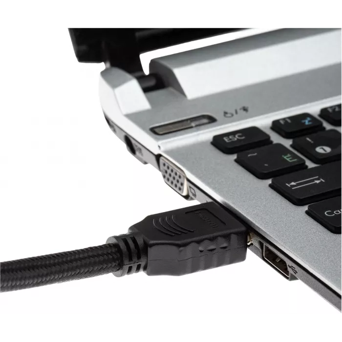 Кабель аудио-видео Cactus CS-HDMI.2-5 HDMI (m)/HDMI (m) 5м. позолоч.конт. черный