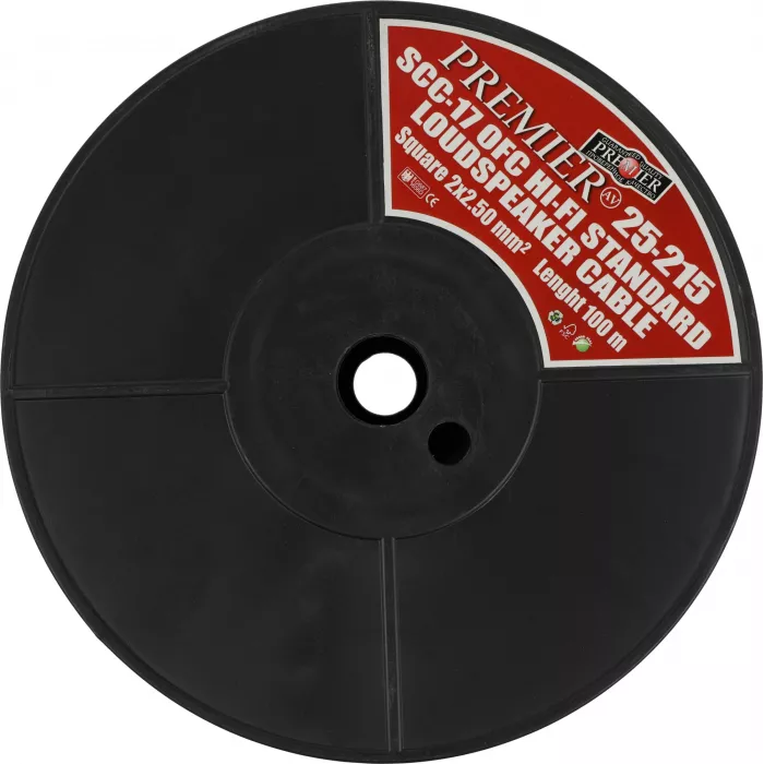 Кабель акустический Premier SCC-17 BC 100м. прозрачный (25-215 100)