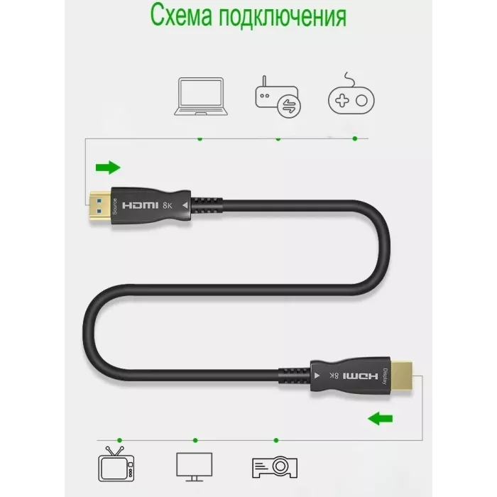 Кабель соединительный аудио-видео Premier 5-806 40.0 HDMI (m)/HDMI (m) 40м. позолоч.конт. черный
