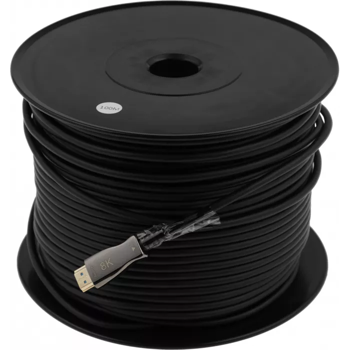 Кабель соединительный аудио-видео Premier 5-806 100.0 HDMI (m)/HDMI (m) 100м. позолоч.конт. черный