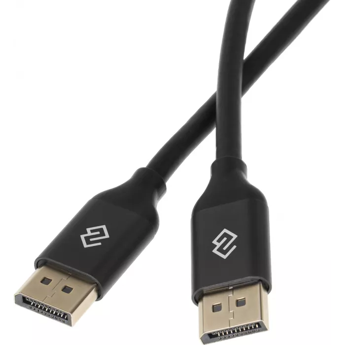 Кабель аудио-видео Digma V1.4 DisplayPort (m)/DisplayPort (m) 2м. черный (D-DP-V1.4-2M)