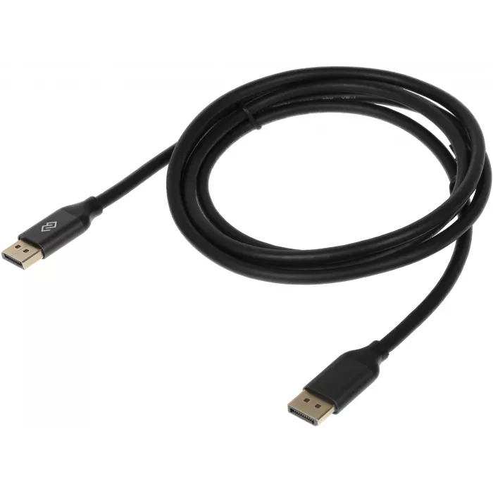 Кабель аудио-видео Digma V1.4 DisplayPort (m)/DisplayPort (m) 2м. черный (D-DP-V1.4-2M)