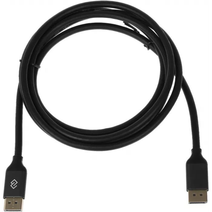 Кабель аудио-видео Digma V1.4 DisplayPort (m)/DisplayPort (m) 2м. черный (D-DP-V1.4-2M)