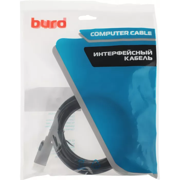 Кабель аудио-видео Buro BU-DP-v1.2-3m DisplayPort (m)/DisplayPort (m) 3м. черный